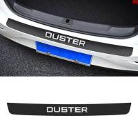 For Renault DACIA DUSTER LOGAN SANDERO Car Rear Bumper Load Edge Protector Stickers Protector Carbon Fiber Decals Car Styling