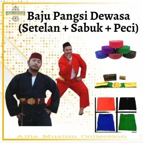 daftar produk baru BgoUV6Xd Baju Pangsi Dewasa Setelan Baju Khas Betawi