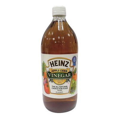 สินค้ามาใหม่! ไฮนซ์ น้ำส้มสายชูจากแอปเปิ้ล 946 มิลลิลิตร Heinz Apple Vinegar 946 ml  ล็อตใหม่มาล่าสุด สินค้าสด มีเก็บเงินปลายทาง