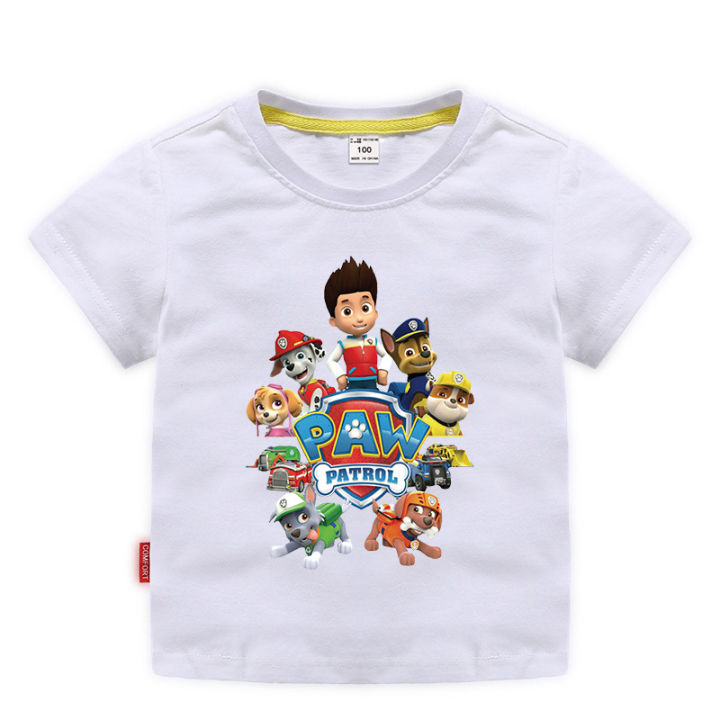 paw-patrol-เสื้อกล้ามลายการ์ตูนสำหรับเด็กผู้ชาย-เสื้อยืดแขนสั้นเสื้อแขนสั้นสำหรับเด็กหญิงฤดูร้อนเสื้อผ้าฝ้าย0000