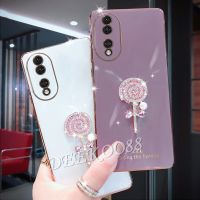 เคสโทรศัพท์ใหม่2023ชิ้นสำหรับ Honor 90 Lite X8a Magic5 Pro 5G 4G ปลอกโทรศัพท์มือถือพร้อมสีชมพูสีขาวน่ารักอมยิ้มป้องกันฝาหลัง Honor90Lite Honor90