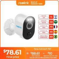 Reolink กล้องกลางแจ้งแบตเตอรี่ Argus 3 Pro,กล้องกลางแจ้ง2.4G/5Ghz Wifi 4MP มนุษย์/รถยนต์ระบบตรวจจับ2ทางเสียงสปอตไลท์สมาร์ทโฮมลูกเบี้ยว