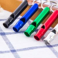 1pcs Camping Hiking Survival Whistle Small Size Aluminum Emergency Whistle Outdoor EDC Tools Train Whistle Team Sports Survival kits