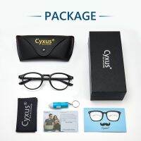 [COD]✦ Cyxus เกาหลีรอบแมว EyeTrendy แสงสีฟ้าปิดกั้น Puter แว่นตาป้องกัน Eyestrain UV400สำหรับผู้หญิงบุรุษแว่นตา8209พลู