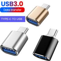 [HOT K] อะแดปเตอร์ชนิด C USB ตัวเมียไป USB ตัวผู้อะแดปเตอร์ OTG ตัวแปลง USB USB เป็น C สำหรับ Samsung Xiaomi USB อะแดปเตอร์ OTG C