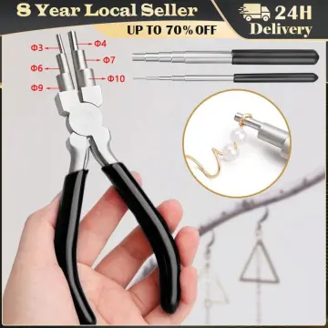 Carbon Steel Round Nose Pliers with Copper Jewelry Wire For DIY Jewelry  Making Tools Handmade Accessories
