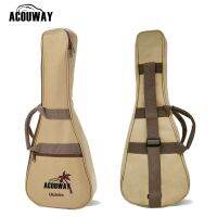 Acouway กระเป๋าเป้สะพายหลังผ้าอ๊อกซ์ฟอร์ดหนา6มม. กระเป๋าใส่อูคูเลเล่นิ่มกันน้ำได้