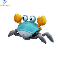 LeadingStar Fast Delivery Electric Crawling Escape Crab Toys Automatic Induction Obstacle Avoidance Crab Musical Educational Toys For Kids Gifts【cod】