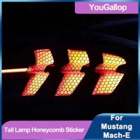 Tail Light Sticker For Ford Mustang Mach-E Honeycomb Cellular Decorative Lamp Stickers Car Exterior Modification Accessories