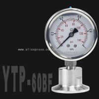 Sanitary Type Stainless Steel Diaphragm Pressure Gauge YTP60BF Fast Food Clamp Type