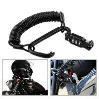 1PCS Bicycle Motorcycle Helmet Lock Scooter Black Tough Combination PIN Locking Carabiner Device Autobike Motorcycle Accessories