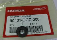 แหวนรอง 7.2X16X2.5 เสื้อวาล์ว Click110 (2006) สินค้าคุณภาพ เกรดแท้ๆ เบิกศูนย์ Honda รหัส 90401-GCC-000