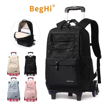 Lightweight trolley hot sale school bag