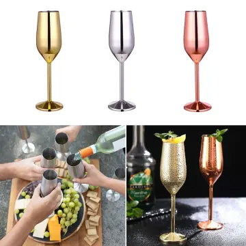 Wine Glasses Retro Creative Beverage Wine Cup Goblet Small Wine Cup Gold  European Style Home Bar Decor Drinking Tools 30ml