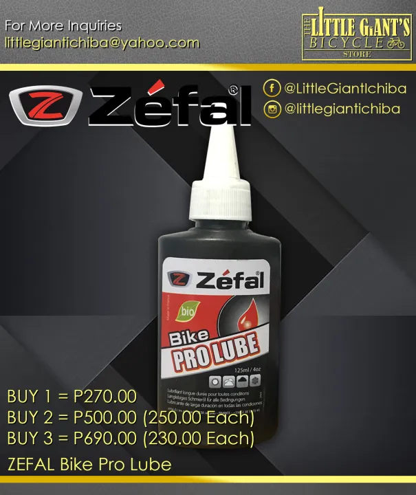 ZEFAL Bike Pro Lube / Chain Lube Lazada PH
