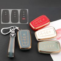 fgjfykjd Tpu Car Key Case Fob Cover for Toyota Corolla Prius Camry CHR C-HR RAV4 Altis Land Cruiser Prado Toyota Keychian Accessories