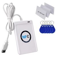 RFID Card Reader Writer RFID เครื่องถ่ายเอกสาร Duplicator Clone ฟรีซอฟต์แวร์ USB S50 13.56MHz M1การ์ด UID เขียนได้ Keyfobs NFC ACR122U2023