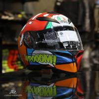 หมวกกันน็อคเต็มใบทรงสปอร์ต AGV รุ่น K3-SV ลาย Balloon