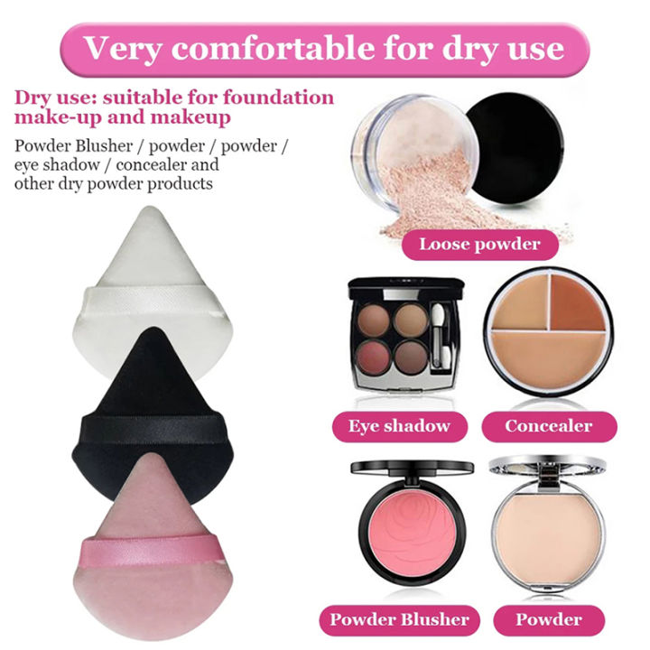 kui-min-2pcs-triangle-powder-puff-face-makeup-applicator-beauty-foundation-sponge
