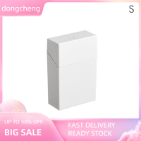 dongcheng เอบีเอสกล่องเก็บของสี่เหลี่ยมพับได้อเนกประสงค์กันฝุ่นซองใส่การ์ดขนาดเล็กแยกฟิล์มสีขาวเรียบง่าย