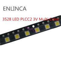 【LZ】✁☈❇  100pcs 3528 LED SMD White Chip PLCC2 Ultra Bright Surface Mount 20mA 3V 7-8LM Light-Emitting Diode 3000K 4000K 6000K 9000K