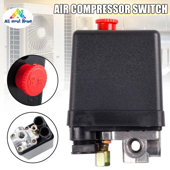 ABH 90-125PSI Heavy Duty Air Compressor Pressures Switch Control Valves ...