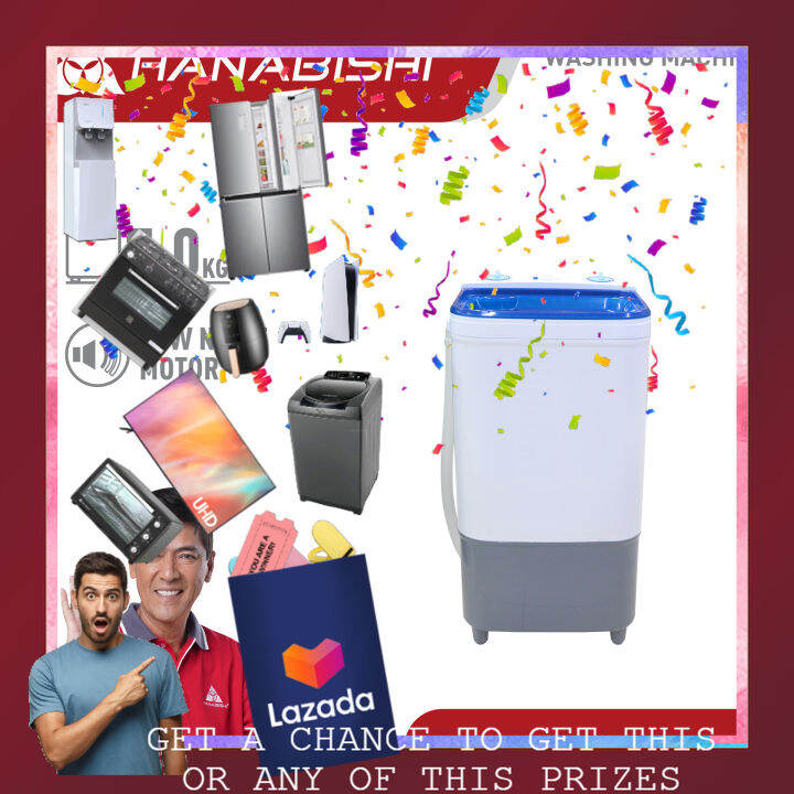Hanabishi Washing Machine HWM170 Lazada PH