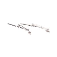 2Pcs Silver Metal Windshield Wiper RC Car Metal Windshield Wiper for MN78 1/12 RC Car Upgrade Parts Accessories