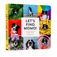 Pre sale of English original let S find Momo lets find Momo Dog Photography Book Childrens interactive game learning book childrens Science Encyclopedia picture book early education cognition Andrew Knapp