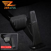 Zeratul เหยียบรถสำหรับ BMW 7 Series F02 F03 F04 G11 2009-2021ที่ก๊าซเชื้อเพลิงเบรกเหยียบแผ่นแผ่นคาร์บอนไฟเบอร์อุปกรณ์เสริม