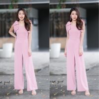 Aya_Shop shop เสื้อผ้าผู้หญิง Jumpsuit สีชมพู  พร้อมส่ง