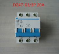 Dz47-63/3P 20a C20 415V ทุกเบรกเกอร์ Ac Mcb เบรกเกอร์ความปลอดภัยประเภท C