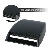 ใหม่ Car Vent Hood รถยนต์จัดแต่งทรงผม Universal ตกแต่ง Air Flow Scoop Turbo Bonnet Vent ฝาครอบ Hood สะดวก