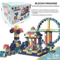 Block Paradise 360 PCS บล็อคตัวต่อตามจินตนาการ 360 ชิ้น  Block ต่อโทนสีเข้ม มีหลายขนาด ต่อติดกันแน่น ต่อตามจินตนาการ​ได้หลายแบบ -จำนวนบล็อคมี 360 ชิ้น  -ในเซทมีสติ๊กเกอร์ให้ลอกแปะที่ตัวบล็อคอีกด้วย -​-บล็อคมีขนาดกลาง คละสี -ผลิตจากวัสดุอย่างดี หนา แข็งแรง