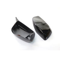 Rearview Mirror Cover Cap Carbon Fiber Black for BMW 5 Series E60 E61 E63 E64 2004-2008 520i 525i 528i 528xi 530i