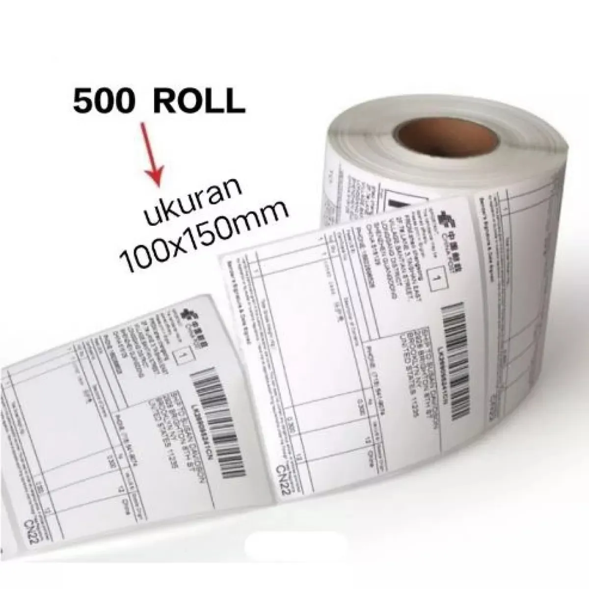 Label Thermal Printer Kertas Stiker Sticker Label Isi 500 Pcs / ROLL Ukuran  100 x 150 Termal 100x150 mm 10x15 cm Continuous dengan perekat untuk print  cetak barcode | Lazada Indonesia