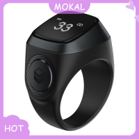 MOKA01 Smart tasbih TALLY Counter Ring สำหรับชาวมุสลิม zikr Digital tasbeeh 5 prayer Time