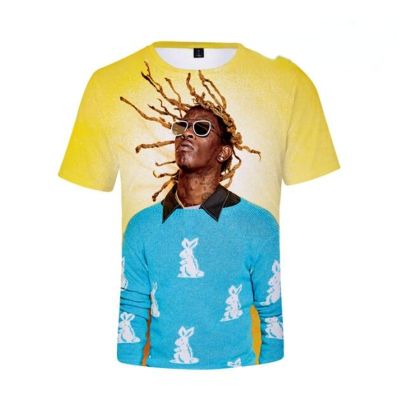 RIP Rapper Young Dolph 3D พิมพ์ T เสื้อผู้หญิงผู้ชายแฟชั่นฤดูร้อน O-คอสั้นแขนตลก TShirt Graphic Tees Streetwear