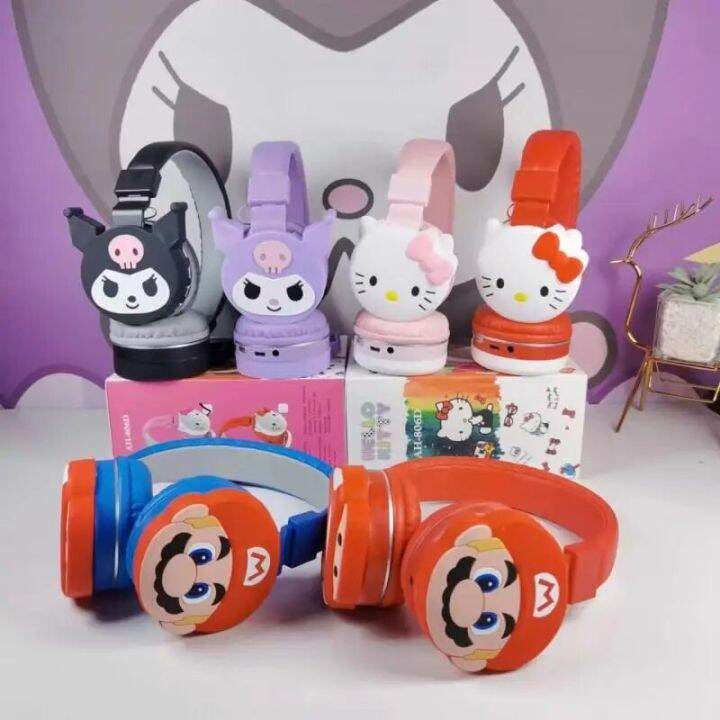 [PEOS] Hello Kittys Stitch Sanrioes Headwear Bluetooth Wireless Hanging
