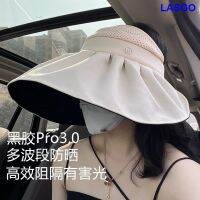 กาวสีดำ Pro3.0ป้องกันรังสีอัลตราไวโอเลตของหมวกกันแดดผู้หญิงแรเงารางน้ำใหญ่ม่านบังแดด