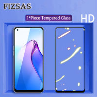 FIVERA สำหรับ OPPO Reno 8Z 7Z 5ก. [1ชิ้น] ฟิล์มกระจกนิรภัยป้องกันหน้าจอที่ชัดเจนกันรอยขีดข่วนคลุมทั้งหมดสำหรับ Reno8 Reno7 Z 5ก.