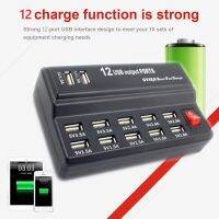 Multi Port Charger 12 USB 12A 60W Quick Charge Station สำหรับ 7 5 5S 6 6S Plus LG Samsung Nexus AC Adapter