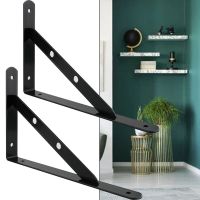 Metal Shelf Bracket L Shape Brackets Thickened Corner Brace Shelf Right Angle 6-20 Inch Bracket for Commodity Furniture Fitting