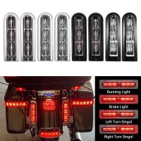 Motorcycle Ent Saddlebag Filler Inserts Support LED Lights For Harley Tou Road Electra Glide CVO Limited FLHTKSE 2014-Up