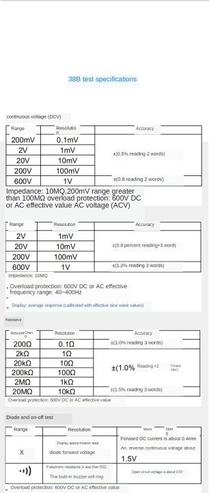 hp-38b-ปากกาดิจิตอลมัลติมิเตอร์-genggam-lampu-latar-layar-lcd-dc-มาตรวัดแรงดันไฟฟ้า-ac-tegangan-เมตร-perlawanan-ไดโอดอุปกรณ์ทดสอบความต่อเนื่อง