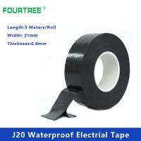 1PCS J20 Tekanan Tinggi Diri Perekat Rubber Electrical Tape PVC Terisolasi Tahan Air Ikatan Hitam Bahan Kimia