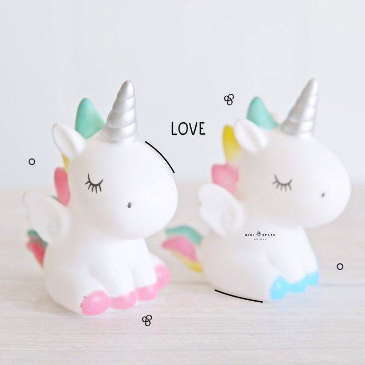 unicorn-figure-โมเดลม้ายูนิคอร์น-ตุ๊กตาตกแต่งบ้าน-ตุ๊กตาตั้งโชว์-ตุ๊กตาแต่งเค้ก