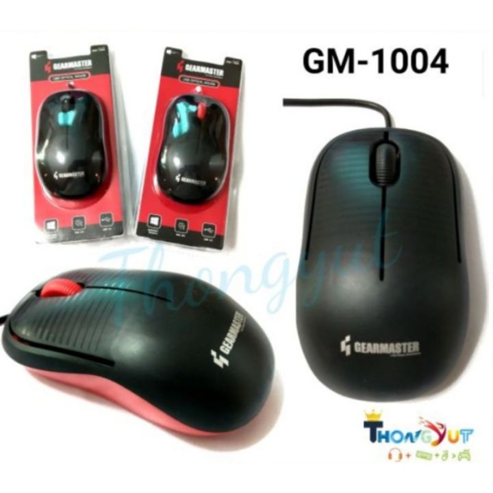 เมาส์-mouse-gearmaster-เม้าส์มีสาย-usb-รุ่น-gm-1004-มีประกันสินค้า