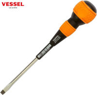 VESSEL ไขควง Ball Grip No.220 รุ่นหัวบอล 5.5x100 หัวแบน