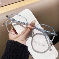 [Free ship] New G family anti-blue light retro irregular multilateral myopia frame net red plain mirror